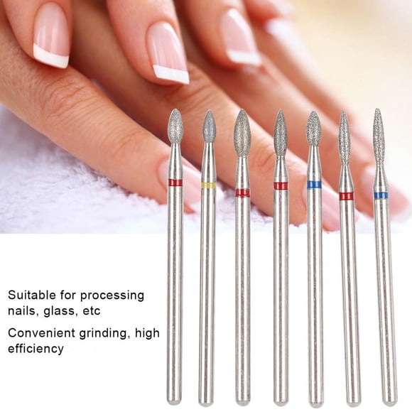 Brocas multifuncionales para manicura y arte de u?as, herramienta de cabezal de pulido de manicura eléctrica para u?as de gel acrílico, cutícula, manicura, pedicura(# 04) EOTVIA NO