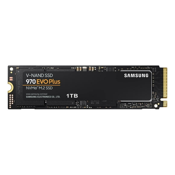 SAMSUNG 970 EVO Plus SSD 1TB NVMe M.2 Internal Solid State Drive w/ V-NAND Technology, Storage and Memory Expansion for Gaming, Graphics w/ Heat Control, Max Speed, MZ-V7S1T0B/AM