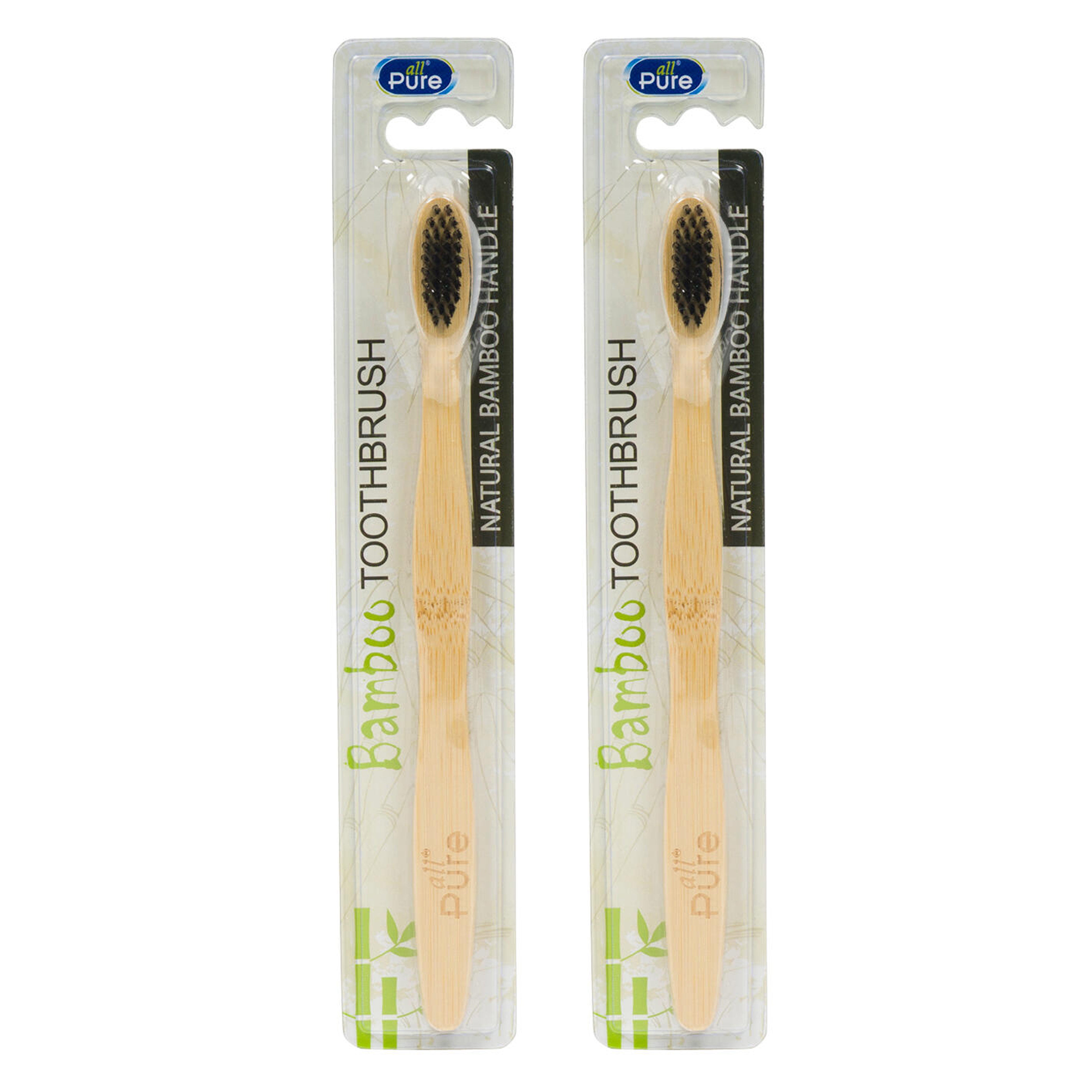 Natural Bamboo Toothbrush Eco Dental Oral Care Brush Soft Bristle Bamboo Handle 