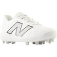 thumbnail image 5 of New Balance Youth 4040v7 Rubber Molded Baseball Cleat White/Grey 4.5, 5 of 6