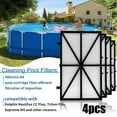 thumbnail image 3 of 4PCS Ultra-Fine Filters Pool Cleaner Filter 9991432-R4 Pool Filter for Dolphin M400 M500 Ultra-Fine Filter elements,4 * Ultra-Fine Filters,Black & white, 3 of 9