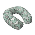 thumbnail image 2 of KLL Retro Rooster4 Pattern Memory Foam Cervical Neck Pillow Versatile U-Shaped Pillows for Home/Office/Camping/Travelling/Soft Washable Cover, 2 of 8