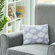 Parents Choice Toddler Pillow with Removable Pillowcase, Cloud Print, 1 Count
