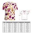 thumbnail image 2 of Wine Glass Women T-Shirt Classic O Neck T-Shirts Short-Sleeve Trendy Animal Print Design Tshirt Casual Clothing, 2 of 5