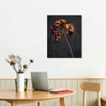 thumbnail image 3 of ARISTURING  Framed Moody Floral Print Dark Orange Wall Art, Set of 4 Wildflower Still Life Wall Decor Prints, Minimalism Wall Décor for Living Room, Bedroom, 3 of 5