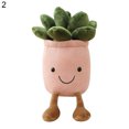thumbnail image 2 of Gwong Juguete Suculenta peluche de juguete Smile Molde Molde Plantas suaves Almohada Casa Decoraciones Gwong 30008367, 2 of 7