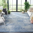 thumbnail image 2 of SAFAVIEH Cottage Tayler Geometric Indoor/Outdoor Area Rug, Blue, 9' x 12', 2 of 8