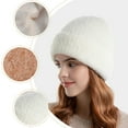thumbnail image 3 of 1 gorro de lana de punto, versátil, cálido para exteriores, protección para los oídos, gorro frío, 3 of 5