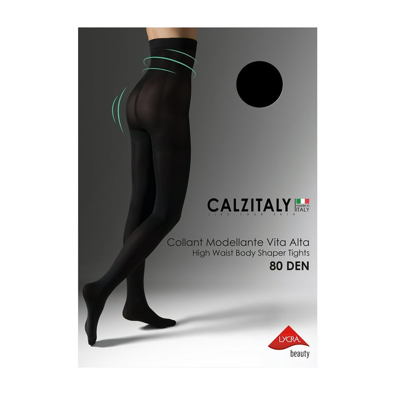 HIGH WAIST PANTYHOSE, OPAQUE SHAPING TIGHTS
