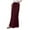 Wine, variant on GEWSEY Linen Flared Maxi Skirt with Back Slit - Elastic Waist Drawstring Long Flowy Ankle-Length Skirt (, XXL)