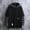 W19107Black, variant on Contrast Color Pullover Hoodie Mens Patchwork Hoodies Men