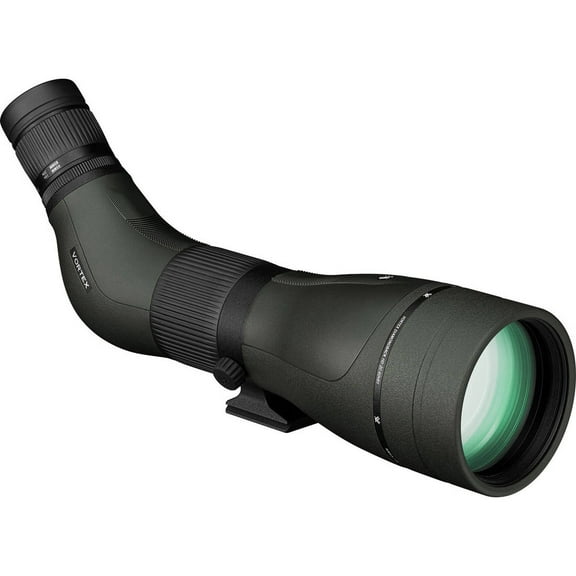 Vortex Diamondback HD Spotting Scope, 20-60x85mm, Angled, 18 x 8.28 x 5.5, Full-Size, Green, 16in, 60.9oz