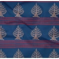 thumbnail image 4 of oneOone Organic Cotton Poplin Twill Fabric Chevron & Tree Block Decor Fabric Printed BTY 42 Inch Wide, 4 of 4