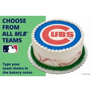 MLB Round Cake