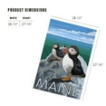 thumbnail image 5 of Lantern Press 1000 Piece Jigsaw Puzzle, Maine, Puffins Scene, 5 of 5