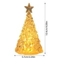 thumbnail image 2 of Color Changing LED Christmas Tree Night Light - 8 Inch Lighted Tabletop Decor with Glitter Acrylic Figurine, Battery Operated Mini Xmas Tree for Home, Bedroom, Holiday Party Decorations, 2 of 7