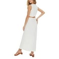 thumbnail image 2 of ViX womens  Solid Gracie Detail Long Dress, 6, 2 of 3