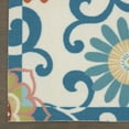 thumbnail image 5 of Waverly Sun N' Shade Indoor/Outdoor Botanical Tropical Ivory/Multi 5'3" x 7'5" Area Rug, (5' x 8'), 5 of 10
