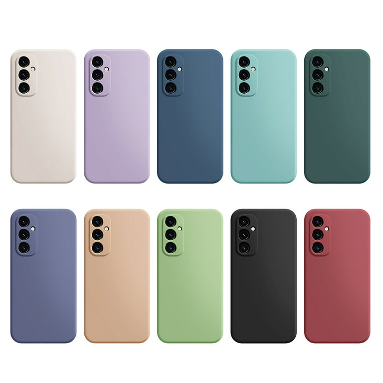 For Samsung Galaxy A33 5G Color Liquid Silicone Phone Case(Green)