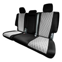 For 2011–2021 Jeep Grand Cherokee FH Group Neoprene Waterproof Custom Fit Car Seat Covers - Rear Gray