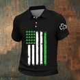 thumbnail image 2 of DGMIOCS Mens Polo Moisture Wicking Button Placket Work Black XXL, 2 of 5