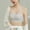 Gray, variant on Jacenvly New Bralettes for Women Ladies Traceless Comfortable No Steel Ring Breathable Gathering U-Shaped Seamless Beauty Back Bra Underwear Soft Satiny Sports Bras for Women High Support