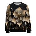 thumbnail image 7 of Abstract Flowers Mom Sweatshirt For Women Long Sleeve Pullover, 7 of 7