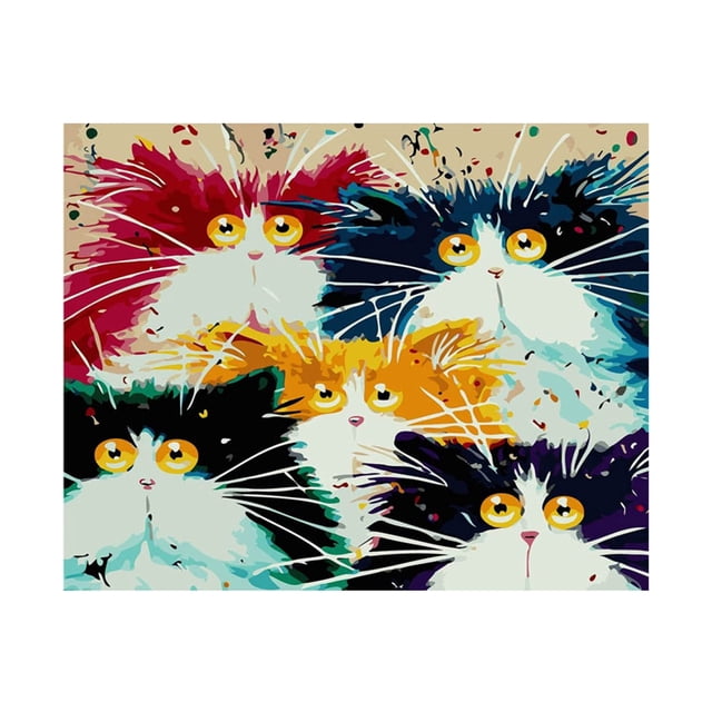 DIY 5D Diamond Painting Kit Cute Animal Pattern Full Drill Diamond Painting Acrylic Rhinestone Mosaic Painting Craft Home Wall Decoration Gift Frameless