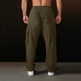 thumbnail image 7 of FDGIU Men's Athletic Cargo Pants, Regular-Fit Drawstring Joggers with Multiple Pockets for Work, Outdoor & Casual Wear, 7 of 7