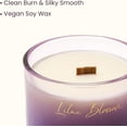 thumbnail image 4 of M&SENSE 9.88oz Natural Soy Wax Jar Candle with Wooden Wick | Lilac Blossom Scent | 55-Hour Burn & Long-Lasting Burn | Housewarming Gift for Men and Women, 4 of 7