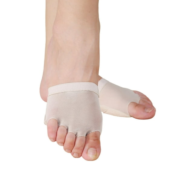 Half Soles Dance Shoes 5 Hole Bare Foot Undies Thongs Belly Contemporary Dance Shoes Half Soles Dances Paws Pad Gifts