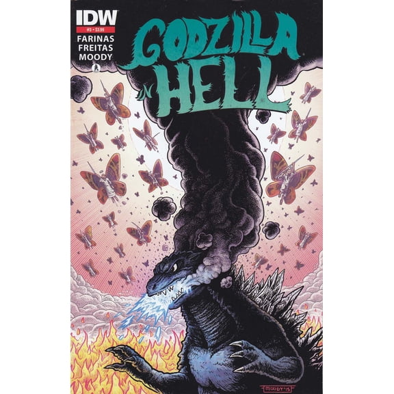 Godzilla In Hell #3 (2nd) VF ; IDW Comic Book