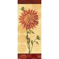 thumbnail image 2 of Charlene Audrey 12x24 Gallery Wrapped Canvas Wall Art Titled - Dahlia IV, 2 of 4