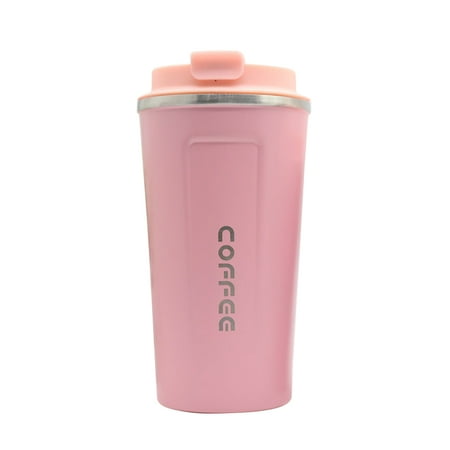 

Tumblers Stainless Steel Cups Vacuum Mug Portable Pink Office