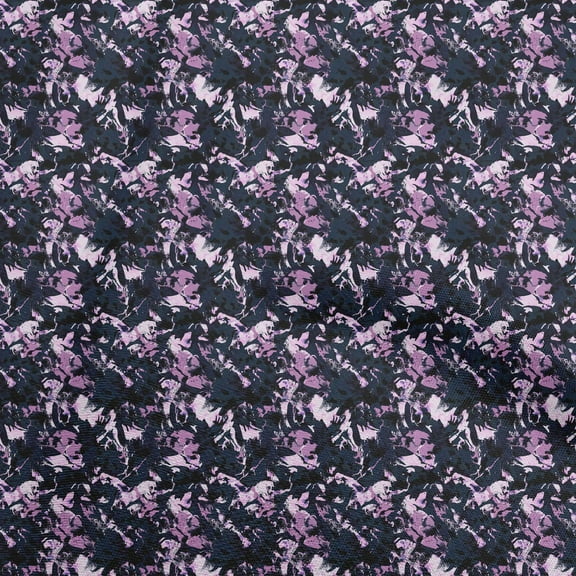 oneOone Cotton Flex Purple Fabric Abstract Fabric For Sewing Printed Craft Fabric By The Yard 40 Inch Wide