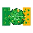 thumbnail image 1 of AYktou St Patricks Day Decorations,Spring Decor,St Patrick's Day Flags Double Printed Banner Shamrocks Hat Gold Coins Luck Green Yard Sign Trefoil Poster Photo Irish Holiday Decorations The Flags, 1 of 5