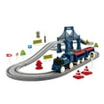 thumbnail image 2 of MERIGLARE 40 Pieces Train Set, Railway Learning Educational Toys, Electric Track Accessories Car Set for 3 4 5 6 7 8+ Year Old Toddlers Blue, 2 of 8