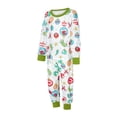 thumbnail image 4 of DuAnyozu Famliy Matching Pajama Sets With Santa Claus Patterns Christmas Sleepwear Jammies for Men Women Kids Xmas Clothes, 4 of 9