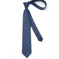 thumbnail image 4 of Ties for Boys Self Tie Kids Necktie and Pocket Square Set for Kid Formal Party School Blue, 4 of 6