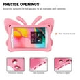 thumbnail image 4 of Tablet Case For Kids, 3D Cartoon Butterfly Non-Toxic EVA Light Weight Kid Proof Shockproof Case with Kickstand for Samsung Galaxy Tab A 8.0 2019 / Tab A 8.0 2017 / Fire HD 8 2018/2017, Pink, 4 of 5