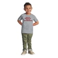 thumbnail image 3 of Born to Wrestle With My Big Brother Youth T Shirt Tee Boys Infant Toddler Brisco Brands 18M, 3 of 5