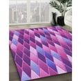 thumbnail image 2 of Ahgly Company Indoor Rectangle Patterned Heliotrope Purple Area Rugs, 3' x 5', 2 of 6