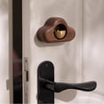thumbnail image 5 of Cloud Shape Wooden Decorative Doorbell - Japanese Copper Doorbell Suction Door Wind Chimes Magnetic Doorbell Remind Windless Doorbell Home Decor Housewarming Shop Opening Gift (Walnut), 5 of 5
