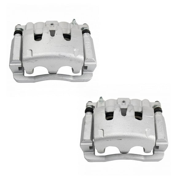 TRQ Rear Brake Caliper Set Compatible with 2005-2007 Ford F-250 Super Duty F-350 Super Duty