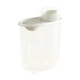 thumbnail image 2 of Blueek Food Grade Rice Storage Container with Airtight Lid Large Capacity Kitchen Pantry Organizer for Dry Goods and Grain Preservation(White,5L), 2 of 6
