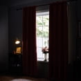 thumbnail image 5 of ZOPZO Red Blackout Curtains Thermal Insulated Curtains Set of 2 Rod Pocket Drapes for Bedroom, 42 x 54 inch, 5 of 5