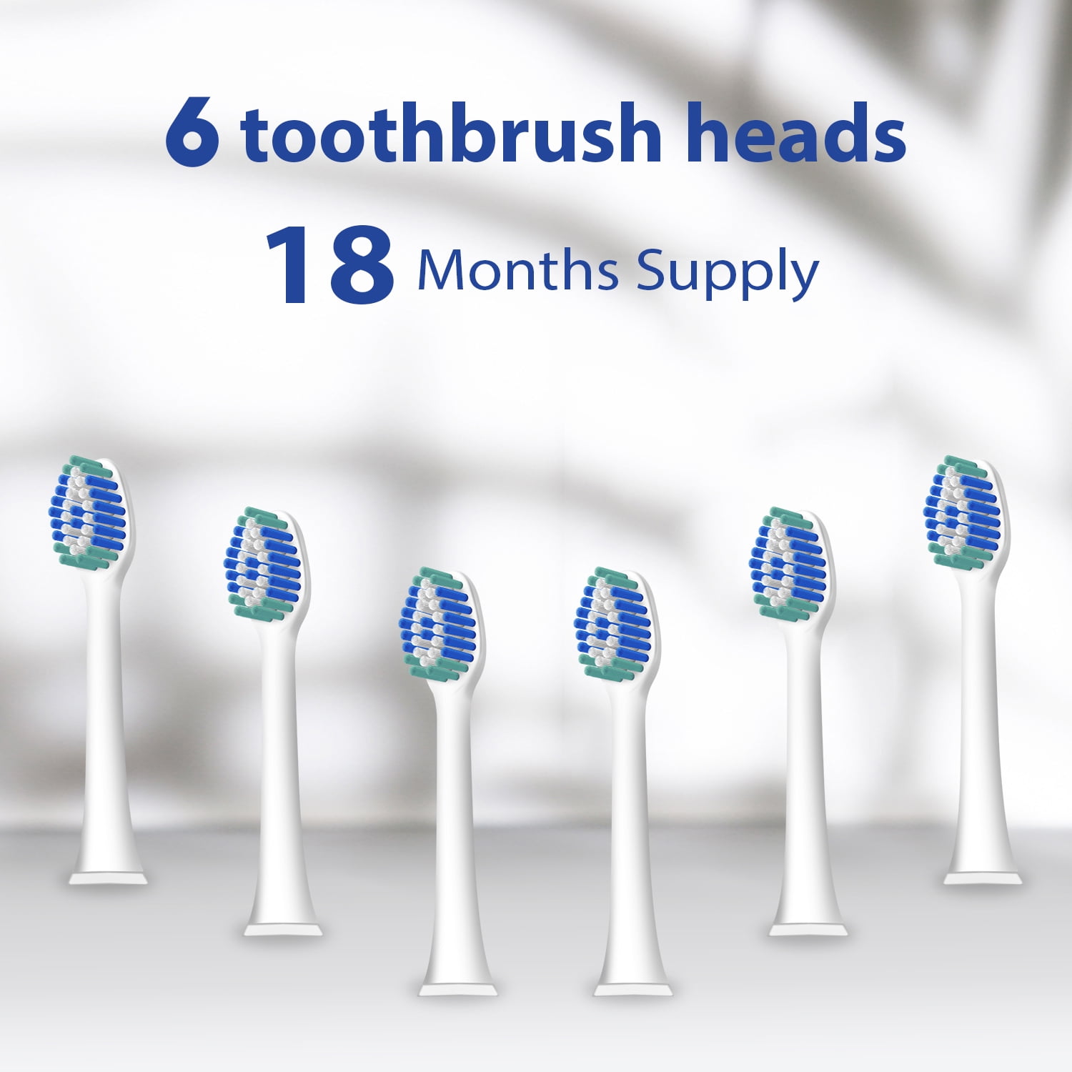 MySmile Rechargeable Sonic Electric Toothbrush for Adults, Enamel-Safe Toothbrush, 6 Replace Heads,  5 Super Vibration Deep Cleaning Modes, White