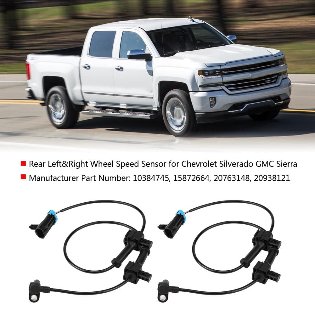 FAGINEY 2Pcs Car Rear Left&Right ABS Wheel Speed Sensor for Chevrolet