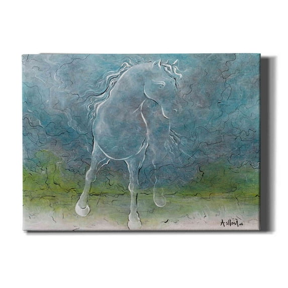 Epic Graffiti 'And You' by Samedin Asllani, Canvas Wall Art, 54"x40"