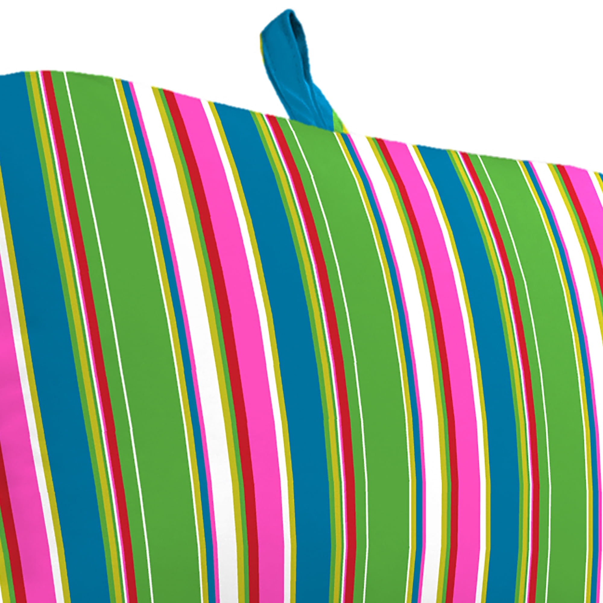 Jordan Manufacturing 74" x 22" Rectangular Outdoor Chaise Lounge Cushion with Ties and Hanger Loop